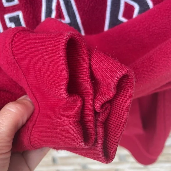 Relisted 2/16 Boys GAP Fleece Full Zip Jacket Small (6-7) Hoodie Red Sweatshirt - Picture 7 of 17